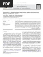 The Influence of Flexible Manufacturing Technology Adoption On Productivity of Malaysian Manufacturing Industry