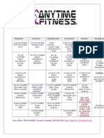 Main Class Schedule