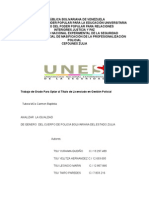 Trabajo de Grado ANALIZAR LA IGUALDAD de Genero Del CPBEZ