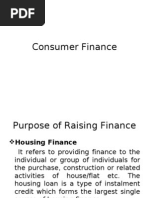 Consumer Finance