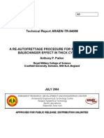 A Re-Autofrettage Procedure For Mitigation of Bauschinger Effect in Thick Cylinders