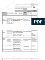 Caracterizacion de Planeacion de La Prestacion Del Servicio