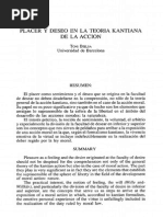 Bielsa, Tony - Placer y Deseo en La Teoría Kantiana de La Acción