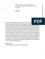 Bustamante Araujo, Romeld - La Experiencia de Lo Bello y Los Retos Del Artista. Acerca de La Reflexión Kantiana Sobre Estética y Arte