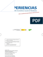 Experiencias de Desarrollo Económico Local en Honduras