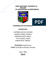 Informe 06 Determinación de Impurezas