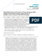 Molecules: Stem Bark Extract and Fraction of Persea Americana (Mill.) Exhibits Bactericidal Activities Against Strains of