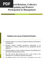 Industrial Relations, Collective Bargaining and Workers' Participation in Management