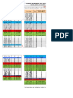 Academic Calendar For 2014 / 2015 Session: Approved Revision