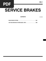 Mitsubishi Pajero Workshop Manual 35 - Service Brakes