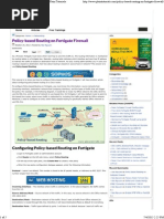 Policy-Based Routing On Fortigate Firewall - Plain Tutorials PDF