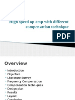 Design of High Speed Op Amp With Different