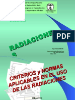 Hugo Martin Atomica Cordoba Radiaciones Utn Villa Maria Criterios y Normas Seguridad Radiologica