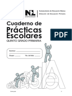 Cuaderno de Practicas Escolares de Quinto Grado