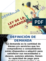 La Demanda, La Ley de La Demanda