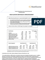 Reed Elsevier 2009 Investor Presentation