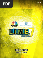 LIME 7 Rule Book For Wild Card 2015