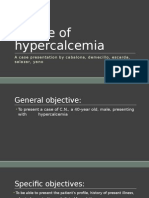 A Case of Hypercalcemia