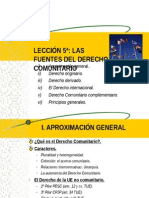 Fuentes Del Derecho Comunitario