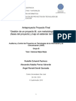 Gestión de Un Proyecto BI, Con Metodología Kimball (Fases Del Proyecto) y Bajo El Estándar Del PMBOK