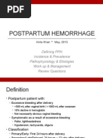 Postpartum Hemorrhage