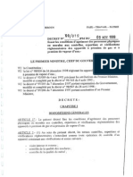 Xix-Decret N°99 - 819 - PM Du 09 Novembre 1999