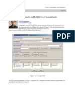 Exporting PSSE Results To Excel