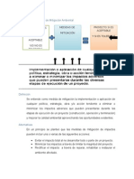 Alternativas y Medidas de Mitigación Ambiental