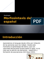 Morfosintaxis Del Español