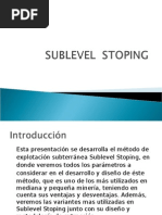 Sublevel Stoping