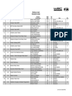 Lista de Entrada Rally de Mexico 2010