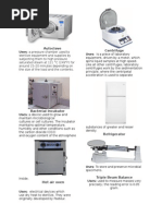 Microbiology Equipment/Instruments