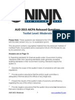 AICPA Released Questions AUD 2015 Moderate