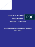 Faculty of Business and Accountancy University of Malaya