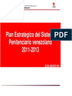 MPPSP (2011) Plan Estratégico Del Sistema Penitenciario Venezolano 2011-2013