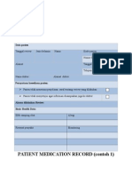 Contoh Patient Medication Record (PMR)