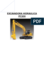 Excavadora Hidraulica PC200