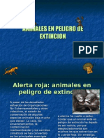 ANIMALES EN PELIGRO DE EXTINCION Final