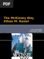 The Mckinsey Way Ethan M. Rasiel: Gaurav Rathi (09016) Priyadarshini N (09035