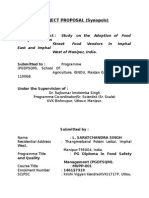 Study On The Adoption of Food Safety Rules On Street Food Vendors in Imphal East and Imphal West of Manipur