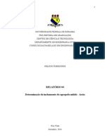 Relatório 04 - Relatório Do Ensaio de Inchamento Da Areia