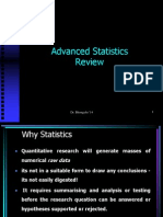 Advanced Statistics Review