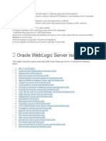 Weblogic Workarounds