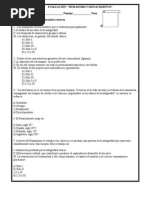 Test Renacimiento - Humanismo