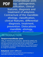 Ankylosis of Temporomandibular Joint