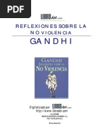 Mahatma Gandhi Reflexiones Sobre La No Violencia