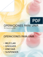 7 Operaciones para Unir