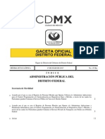 Gaceta Oficial Del Gobierno Del DF - Regulación Uber