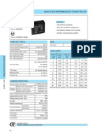 J Z X - 1 4 0 F F: Miniature Power Relay