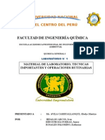 Material de Laboratorio, Técnicas Importantes y Operaciones Rutinarias